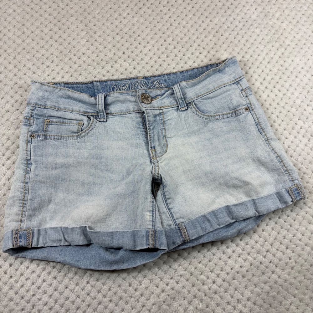 US Polo ASSN.Y2K style Low rise shorts size 3/4 women's.